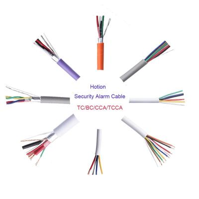 China Factory 4 Core Copper Alarm Cable Shielded Solid Copper Alarm Cable for sale