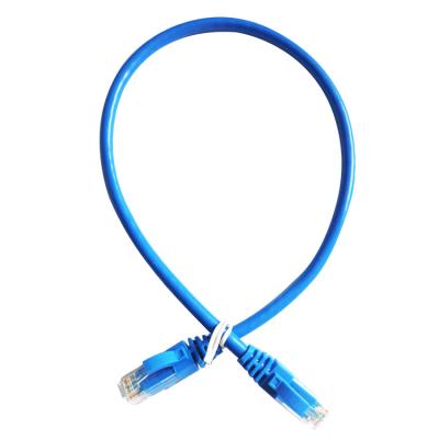 China Network PVC Jacket 8 Core UTP Ethernet Cat.5e Bare Copper Patch Cable for sale