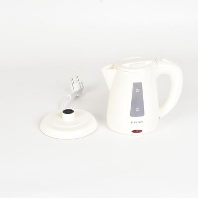 China Cheap Price 360 ​​Degree Rotating Tray Base Set With 0.8L Capacity Ivory Plastic Electric Kettle Bottle for sale