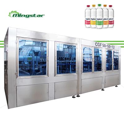 China 200ml-2L Full Automatic Beverage Bottled Drinking Mineral Water PET Packing Bottling Line for sale