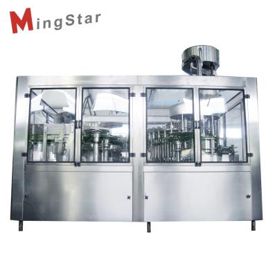 China High Precision Beverage Automatic Three In One Bottled Juice Beverage Filling Machine For Apple Juice for sale