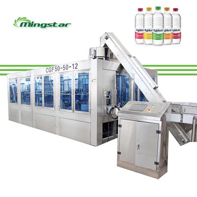 China Automatic Beverage Glass Bottle Liquor Beer Capping Liquid Filling Machine For Beverage Production Line for sale