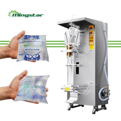 China Beverage Sachet Water Packaging Pouch Packing Machine 4 Color Draw Bags Sachet Water Fill Package Machine for sale