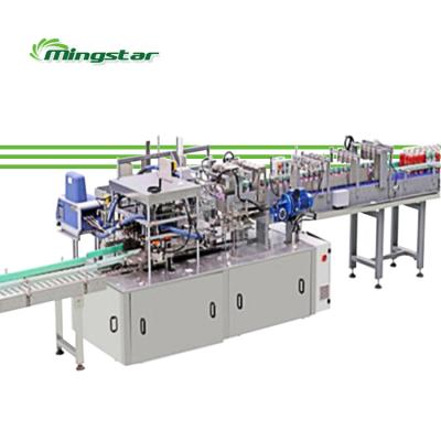 China Top Level High Speed ​​High Quality Hot Type Cardboard Shrink Wrap Melt Glue Packing Machine for sale