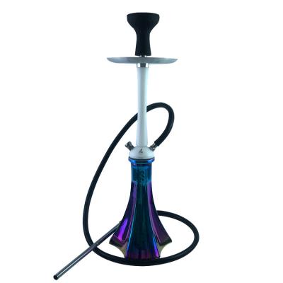 China 2021 Hot Selling Russian Stainless Steel Durable Narguile Set Gift Box Soft Smoke Shisha Hookah for sale