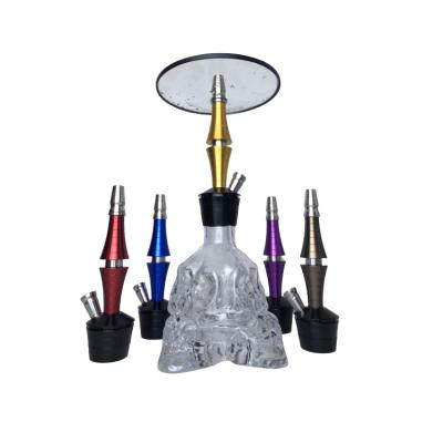 China Aluminum Factory Cheapest Chicha Narguile Portable Shisha Hookah Hookah Wholesale Durable for sale