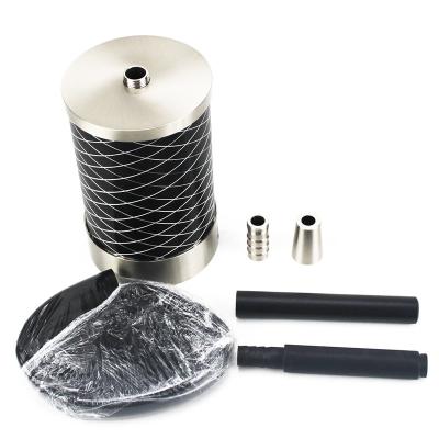 China Durable Hot Selling Aluminum Hookah Shisha Water Pipe Travel Hookah Smoking Accessories for sale