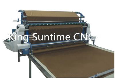 China Knitted Fabric Spreading Machine PLC Control System 85m / Min Max Speed for sale