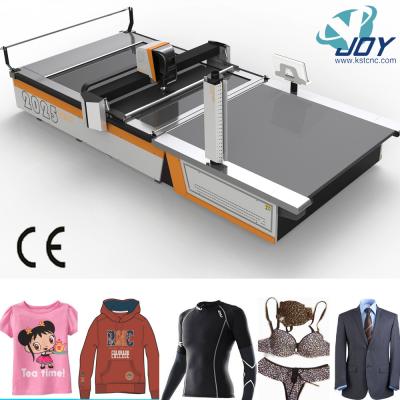 China Automatic CNC Textile Roll Fabric Cloth Cutter Cutting Machine with Fabric Spreader Price for sale