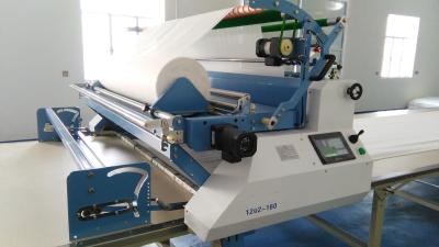 China Double Pulling Medical Gauze Automatic Spreading Machine With Auto Cut Device for sale