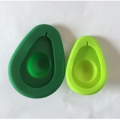 China Silicone Food Grade Avocado Fresh-keeping Cover for Vegetables and Fruits 2 Pieces Kitchen Tools for sale