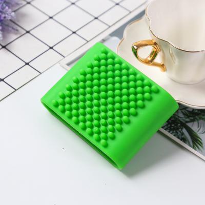 China Clean body skin silicone bathing brush, rubbing back and bathing massage artifact, eco-friendly and easy to clean for sale