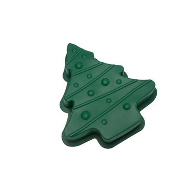 China 1PCS Christmas Tree Disposable Shaped Silicone Molds Cake Baking Mold for sale