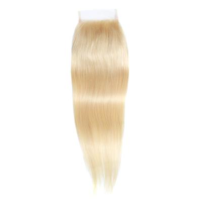 China 100% Virgin Hair Hd Lace Closure 4x4 613 613 Blonde 100% Brazilian Virgin Hair Bundles With Closure for sale