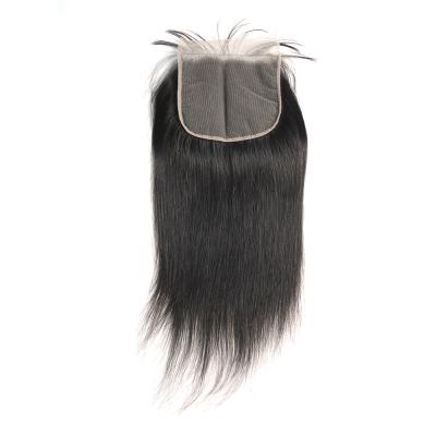 China Wholesale Free Shipping Wholesale Double Weave Silky Straight Quick Wave Hair Brazilian Virgin Hair 5x5 6X6 Lace Closure With Bundles for sale