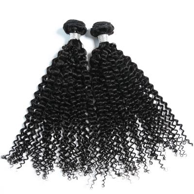 China 100% Unprocessed Natrual Kinky Curly Black Peruvian Human Kinky Curly Hair Lace Weaving Bundles Curly Hair Bundles for sale