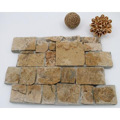 China Modern Brown Culture Stone Decorative Stone Cheap Cement Stone for sale