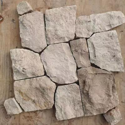 China Wholesale French Yellow Lime Culture Stone Wall Cladding for sale