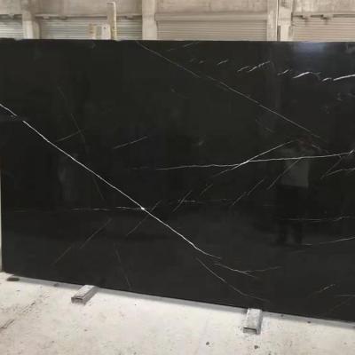 China Bathroom Countercop Marble Tiles Modern Black Marble Slabs for sale