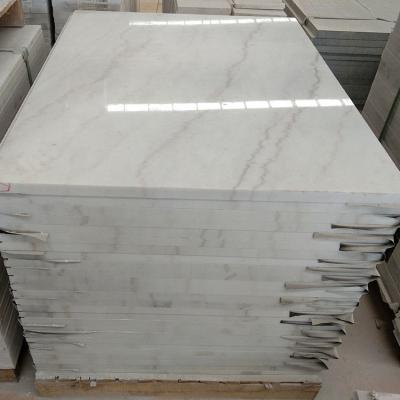 China 600x600x10mm Carrara Modern Marble Countertops White Marble Tiles for sale