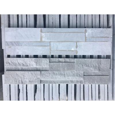 China Modern Gray Culture Stone Wall Panels Bonded Back Exterior Wall Cladding Stone for sale