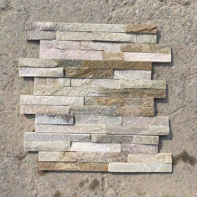 China Modern Natural Stone Exterior Wall Veneer Stacked Material Natural Culture Stone Panels for sale