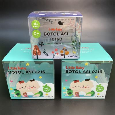 China Recycled Materials Custom Recycled Plastic Packaging Clear Transparent PP PET PVC Packing Box for sale