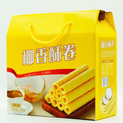 China Factory Wholesale Price Manufacturer Recyclable High Quality Custom Food Cookies Portable Packaging Box for sale