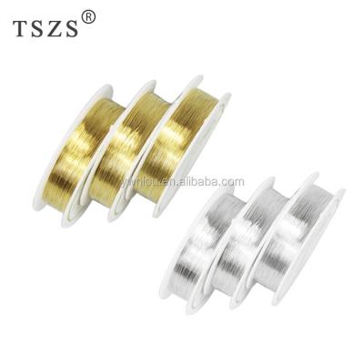 China Easy Apply TSZS Popular Japanese Design Nail 3D Metal Coil Copper Wire Nail Decoration for sale