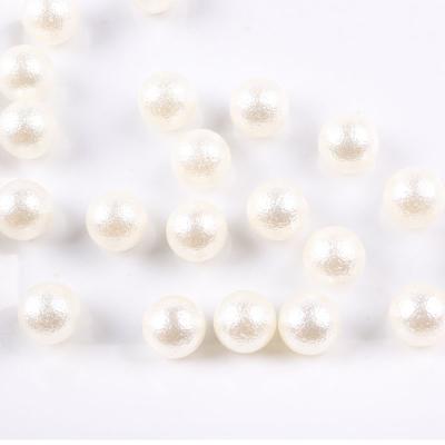 China Wholesale Garment ABS Acrylic Bead Beads Pure White Cream White Plastic Decoration Beads for sale