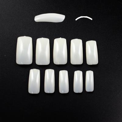 China Other TSZS Hot Selling Square Shape ABS 500pcs/bag Artificial Nail Tips High Quality Natural Full Cover Art Fingernails Nails Salon for sale