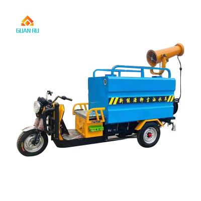 China Building Material Shops Environmental Watering Cart Factory Direct Sales Motor Tricycle Fog Cannon Sprinkler for sale