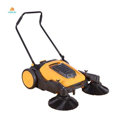 China Hotels Hand Push Road Sweeper Industrial Mechanical Road Sweeper for sale