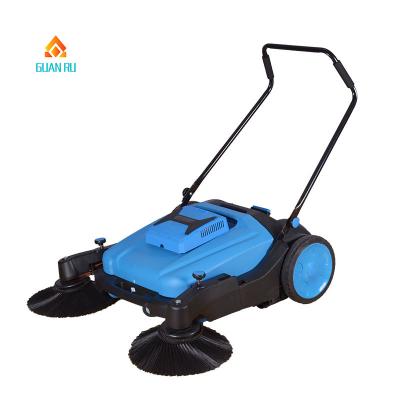 China Hotels Hand Push Sweeper Road Sweeper Hand Powered Cordless Sweeper for sale