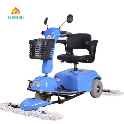 China Hotels Battery Power Supplying Cleaning Machine With Mop , Turn-on Mopping Machine for sale