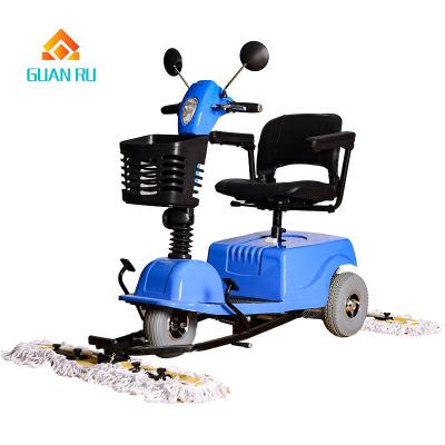 China Hotels Cleaning Machine Ride-on Electric Dust Mopping Scooter for sale