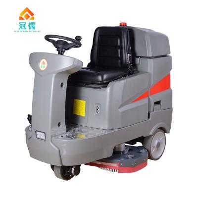 China Hotels Electric Road Sweeper Floor Sweeper Machine Marble Tiles Concrete Timber Floor Washing Sweeper for sale