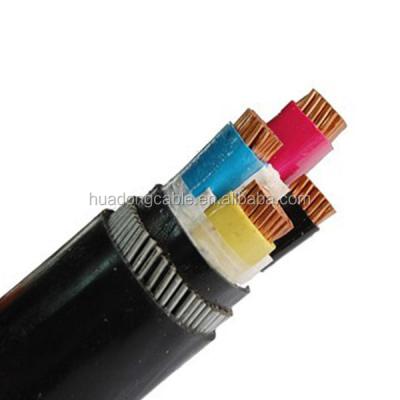 China 4core Armored Power Cable 4x50 3+1core Power Cable SWA Cable for sale