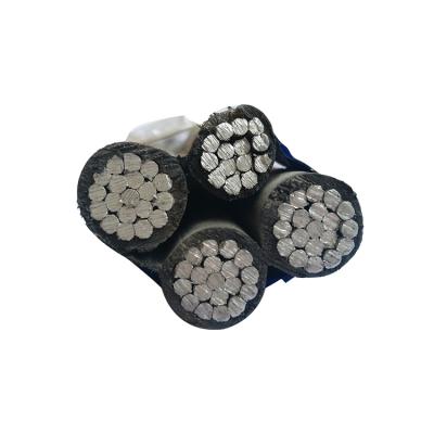 China Aerial Aluminum Conductor Triple Cable 1/0awg Gammarus ABC Cable for sale