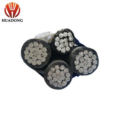 China NFA2X-T 600V Self Support Aerial Conductor ABC Cable (AERIAL BUNDLE CABLE) Over Electric Cable Price for sale