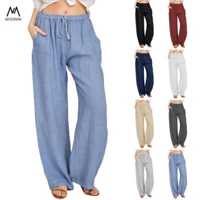 China MXN YY3405 Viable loose large size cotton loose pants for women, casual pants plus size women's pants, OL fashion swaps lady pants for sale