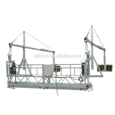 China Sale China manufacturer Zlp 800 aluminum alloy platform/swing stage/elevator motor system/modern hot suspended gondola/hanging scaffold for sale