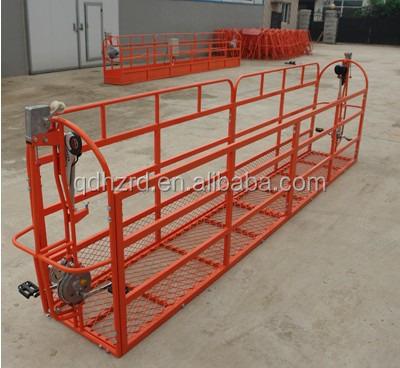 China Aluminum Wire Rope Suspended Platform / Consturction Working Platform / Swing Stage Supplier for sale