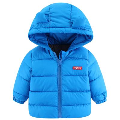 China Winter Children's Clothing Outerwear Padded Hooded Cotton-Padded Jacket Coats For Kids WT07 for sale