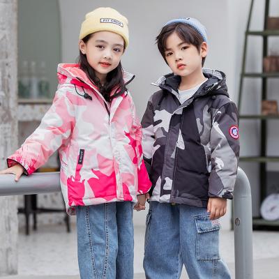 China Children's Cotton-Padded Coats Thicken Winter Teenage Baby Boy Girls Warm Long Jackets Toddler Kids Outerwear WT-17 for sale