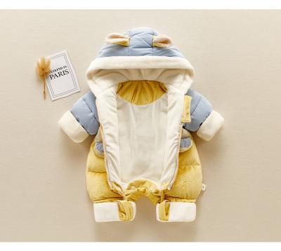 China High Quality Polyester/Cotton Romper Winter Suit Baby Boy Clothes Shear Babies Warm Clothing Baby Rompers Animal Overall Jumpsuit for sale