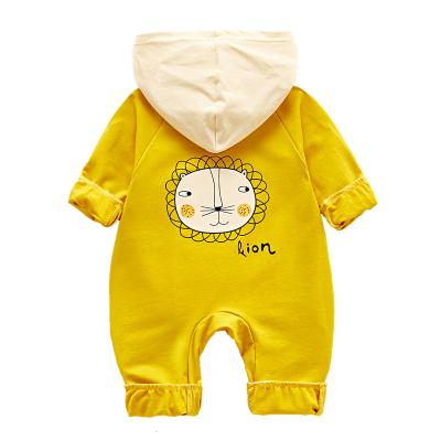 China Wholesale Newborn Cute Spring Cotton Long Sleeve Infant Baby Boy Girls Overalls Rompers BBN-103 for sale