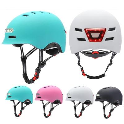 China â ‰ ¥ 10 Hours Ebike Helmet With Front Rear Led Light Cascos Para Scooter Skateboard Electric Bicycle Bike Helmets For Ebike for sale