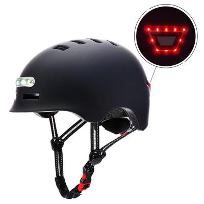 China USB Rechargeable Light Women Men Skateboard Skate Sports Bike Cycling Cycling Front Rear Light Lamp LED Safe Light Helmet Electric Scooter Helmets for sale