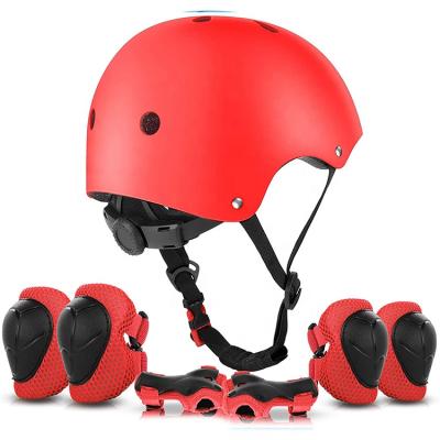 China Outdoor Sport Rider Bike Cycle Helmet Pads Adjustable Straps and Quick Release Buckle Wholesale Kids Set Skateboard Skating Helmet for sale